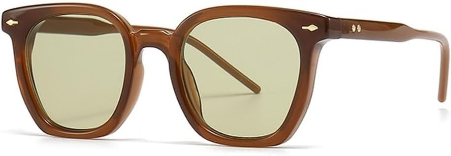 Винтажные квадратные женские солнцезащитные очки в стиле панк с заклепками, защита от УФ-излучения UV400, модные градиентные очки, мужские темно-зеленые солнцезащитные очки SKFGNX, Tea Light Green
Винтажные квадратные женские солнцезащитные очки в стиле панк с заклепками, защита от УФ-излучения UV400, модные градиентные очки, мужские темно-зеленые солнцезащитные очки SKFGNX, Tea Light Green