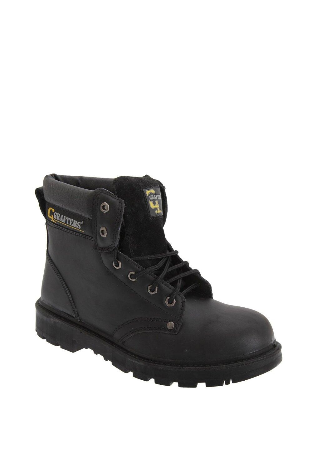 Ботинки Apprentice 6 с защитным носком для глаз Grafters, черный
Ботинки Apprentice 6 с защитным носком для глаз Grafters, черный