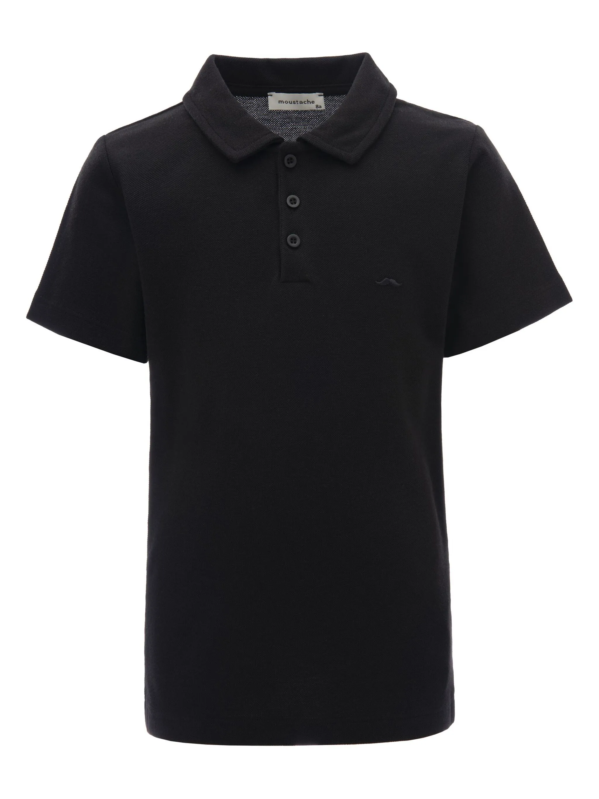Рубашка поло с вышитым логотипом Moustache, черный
Рубашка поло с вышитым логотипом Moustache, черный