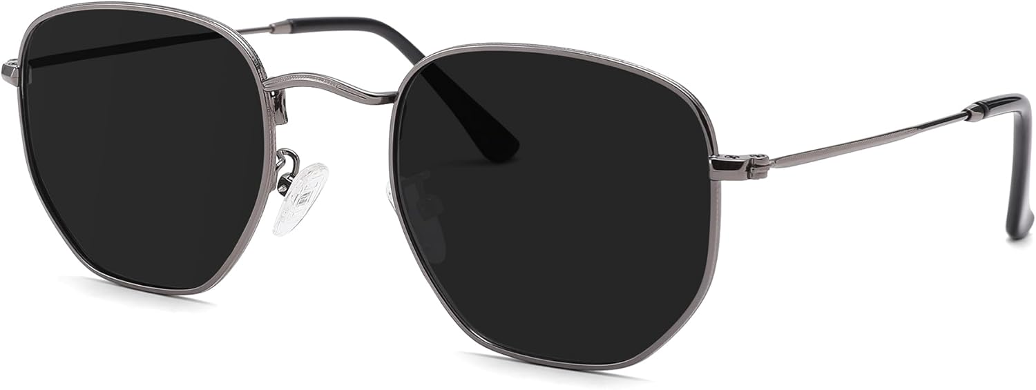 Поляризованные шестиугольные солнцезащитные очки Pro Acme для женщин и мужчин, квадратная металлическая оправа, защита от УФ-излучения, для вождения и использования на открытом воздухе, 07 Gunmetal Gray Frame/Grey Lens
Поляризованные шестиугольные солнцезащитные очки Pro Acme для женщин и мужчин, квадратная металлическая оправа, защита от УФ-излучения, для вождения и использования на открытом воздухе, 07 Gunmetal Gray Frame/Grey Lens