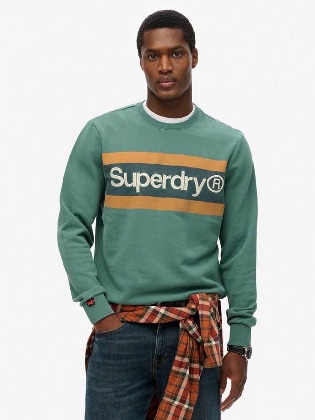 Свободный свитшот с логотипом Core и полосками Superdry, International Pine
Свободный свитшот с логотипом Core и полосками Superdry, International Pine