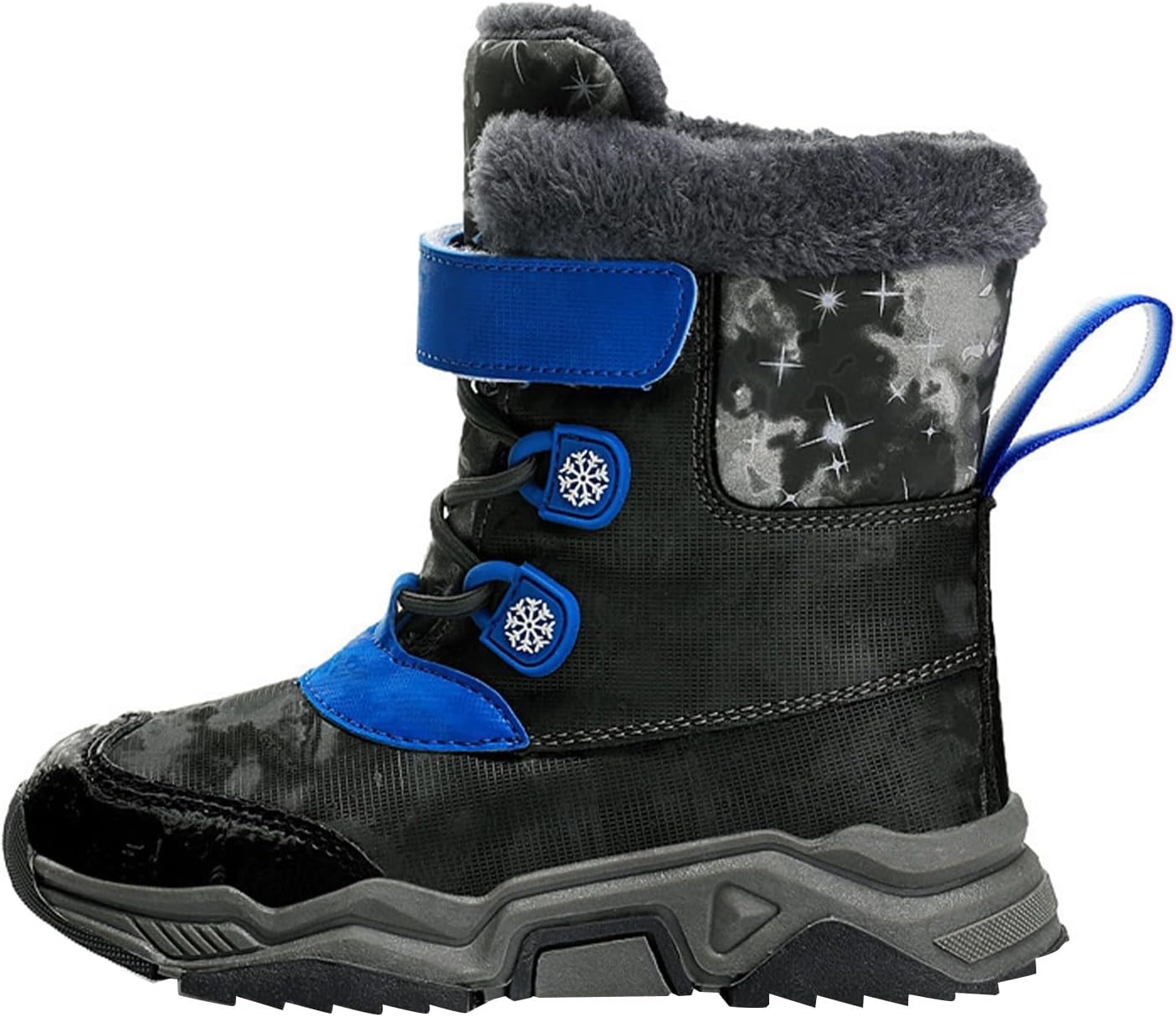 Зимние ботинки для девочек и мальчиков Водонепроницаемые для уличного отдыха Уютные противоскользящие туфли с искусственной меховой подкладкой для маленьких и взрослых детей Generic, серый
Зимние ботинки для девочек и мальчиков Водонепроницаемые для уличного отдыха Уютные противоскользящие туфли с искусственной меховой подкладкой для маленьких и взрослых детей Generic, серый