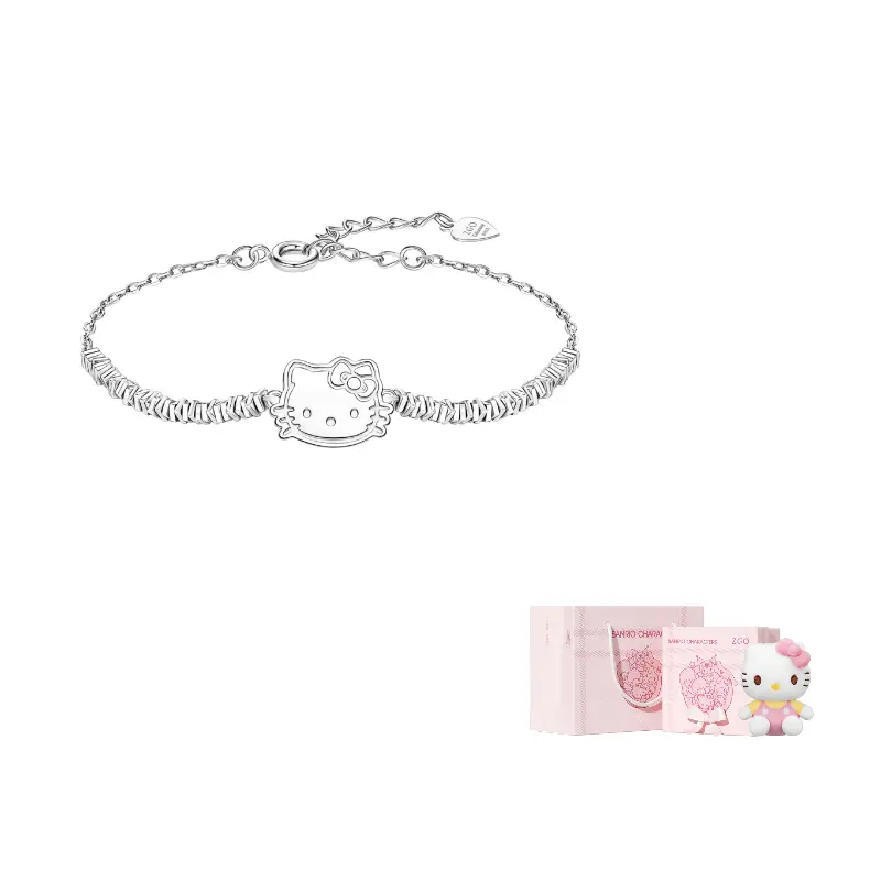 Браслет Hello Kitty для женщин Sanrio, 6111-hello kitty серебро bracelet (birthday custom service)
Браслет Hello Kitty для женщин Sanrio, 6111-hello kitty серебро bracelet (birthday custom service)