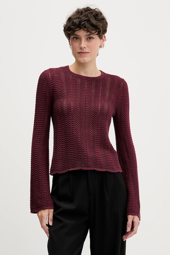Хлопковый свитер Sisley, бордовый
Хлопковый свитер Sisley, бордовый