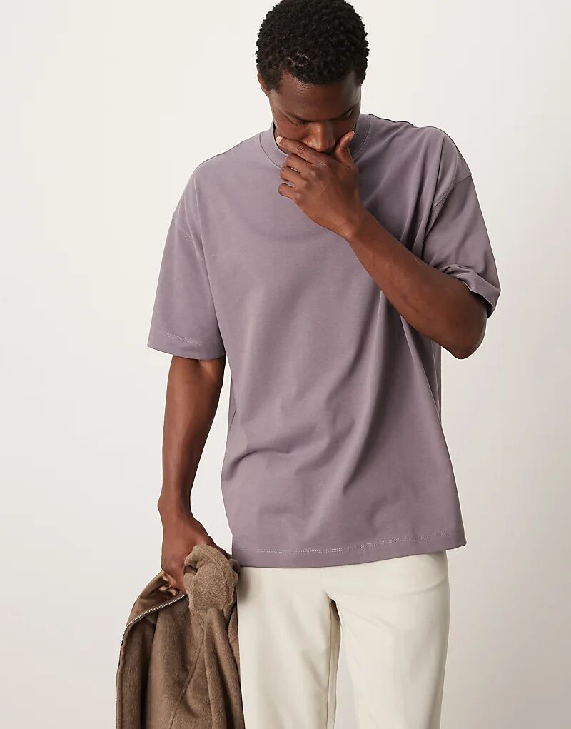 Футболка оверсайз из плотной ткани премиум-класса плотностью 300 г/м² фиолетового цвета ASOS DESIGN
Футболка оверсайз из плотной ткани премиум-класса плотностью 300 г/м² фиолетового цвета ASOS DESIGN