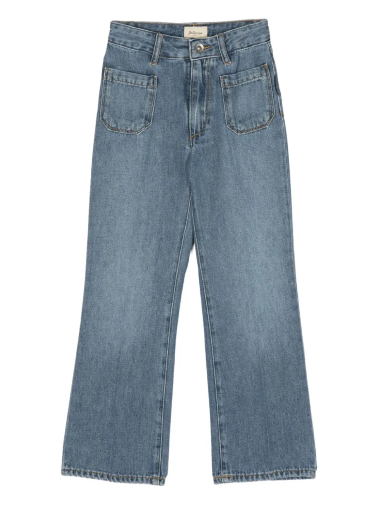 Bellerose джинсы с нашивкой-логотипом, синий 
Bellerose джинсы с нашивкой-логотипом, синий