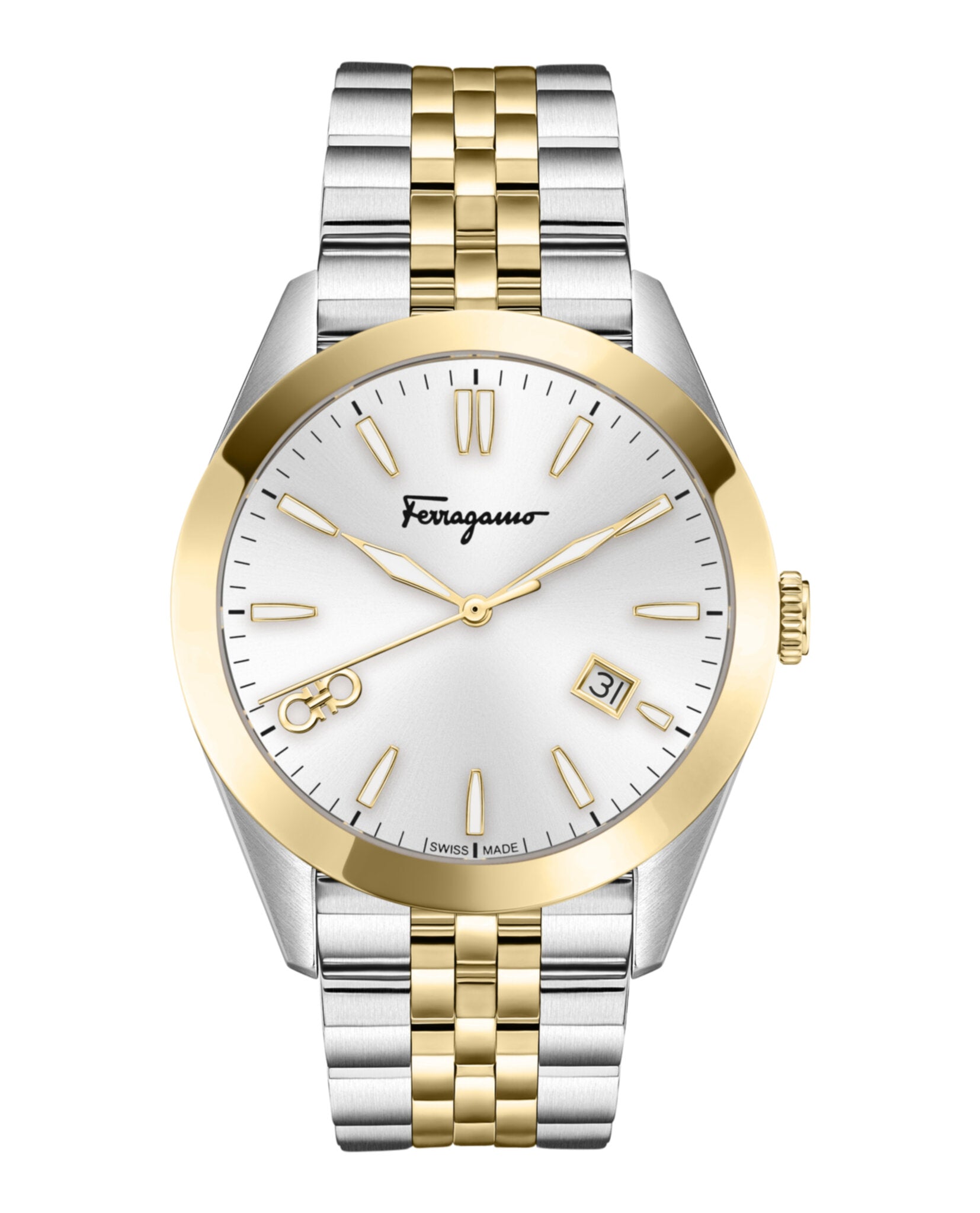 Классические часы-браслет Ferragamo Salvatore Ferragamo, цвет two tone/two tone/silver
Классические часы-браслет Ferragamo Salvatore Ferragamo, цвет two tone/two tone/silver