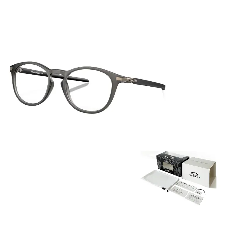 Oakley Унисекс очки в круглой оправе из углеродного волокна дымчато-серого цвета, Smoke Gray
Oakley Унисекс очки в круглой оправе из углеродного волокна дымчато-серого цвета, Smoke Gray