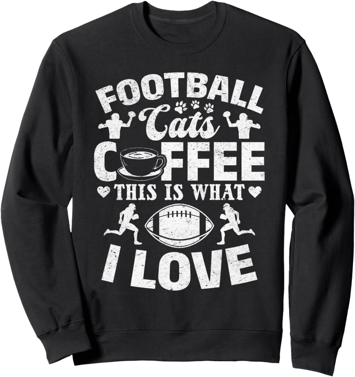 Футболист - толстовка с надписью Football Cats Coffee This Is What I Love American Football Player & Cat Owner, черный
Футболист - толстовка с надписью Football Cats Coffee This Is What I Love American Football Player & Cat Owner, черный