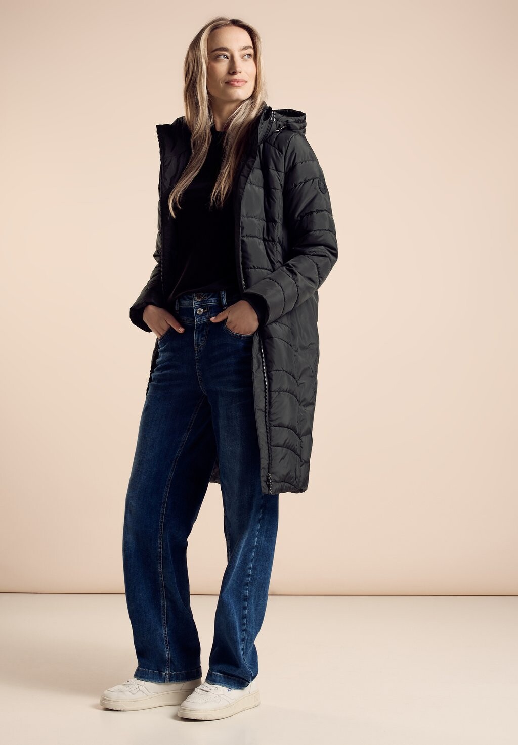 Пуховое пальто Street One, черный
Пуховое пальто Street One, черный