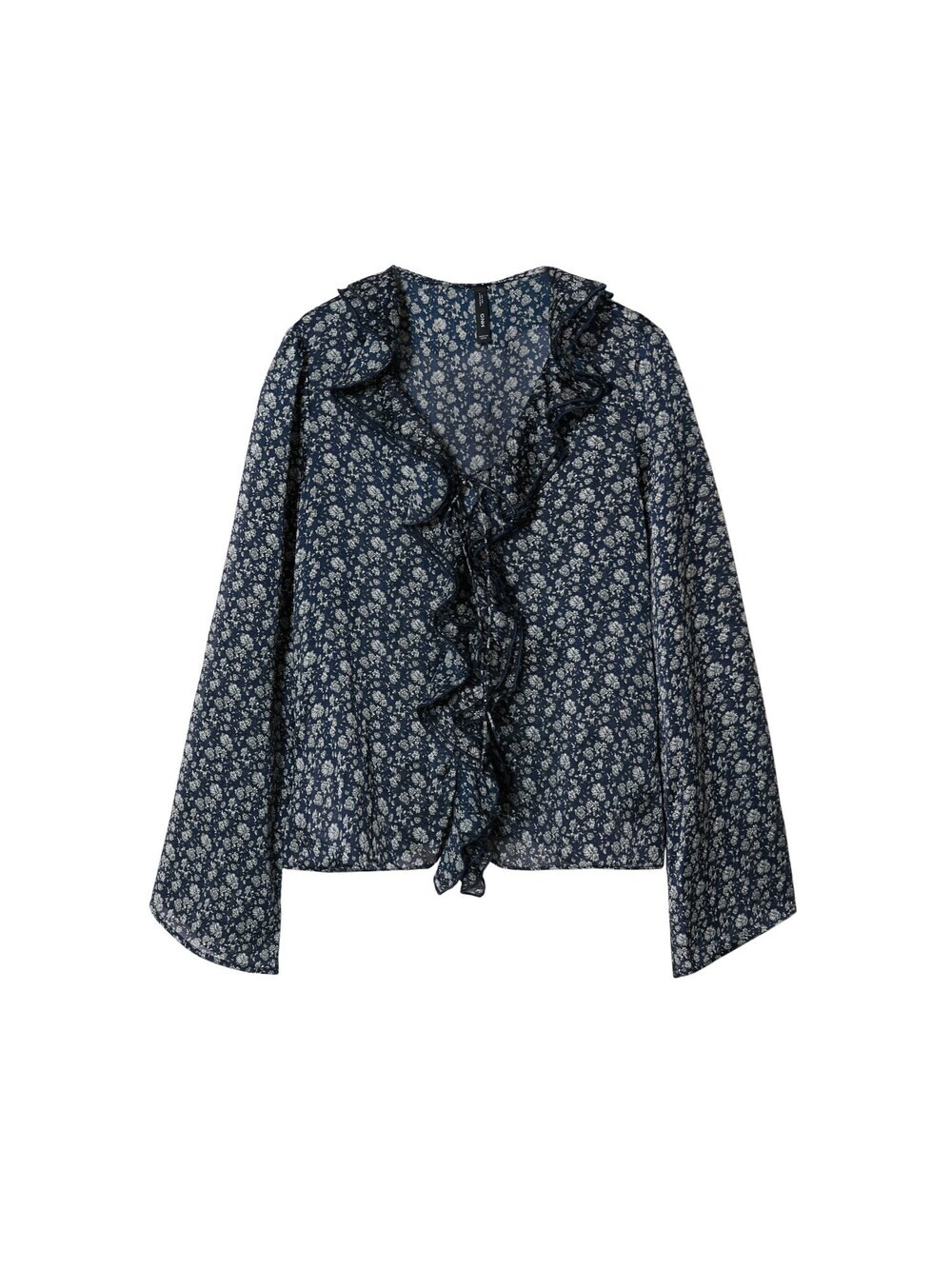 Блузка MANGO Rita с рюшами, темно-синий
Блузка MANGO Rita с рюшами, темно-синий