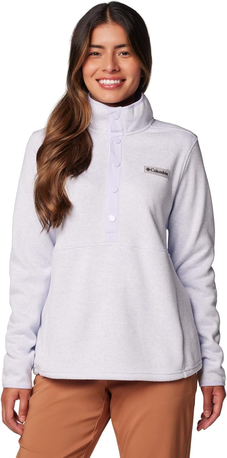 Женский свитер Columbia Weather Half Snap, Snowdrift/Blue Hint Heather
Женский свитер Columbia Weather Half Snap, Snowdrift/Blue Hint Heather