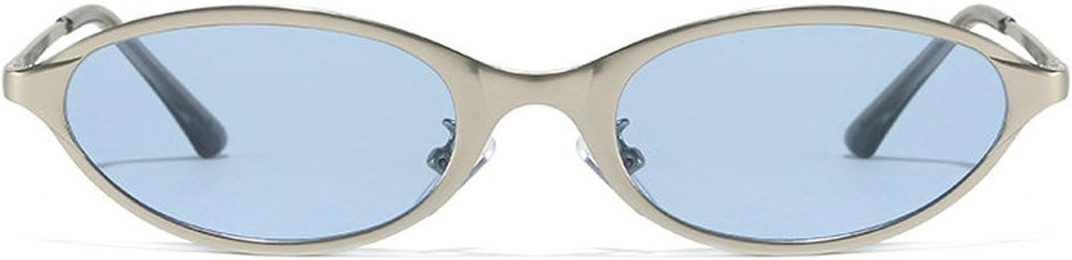 Солнцезащитные очки COTIA 2026 в стиле ретро, овальные, для женщин и мужчин, с маленькой металлической оправой, в стиле панк, модные солнцезащитные очки, милое украшение, Blue
Солнцезащитные очки COTIA 2026 в стиле ретро, овальные, для женщин и мужчин, с маленькой металлической оправой, в стиле панк, модные солнцезащитные очки, милое украшение, Blue