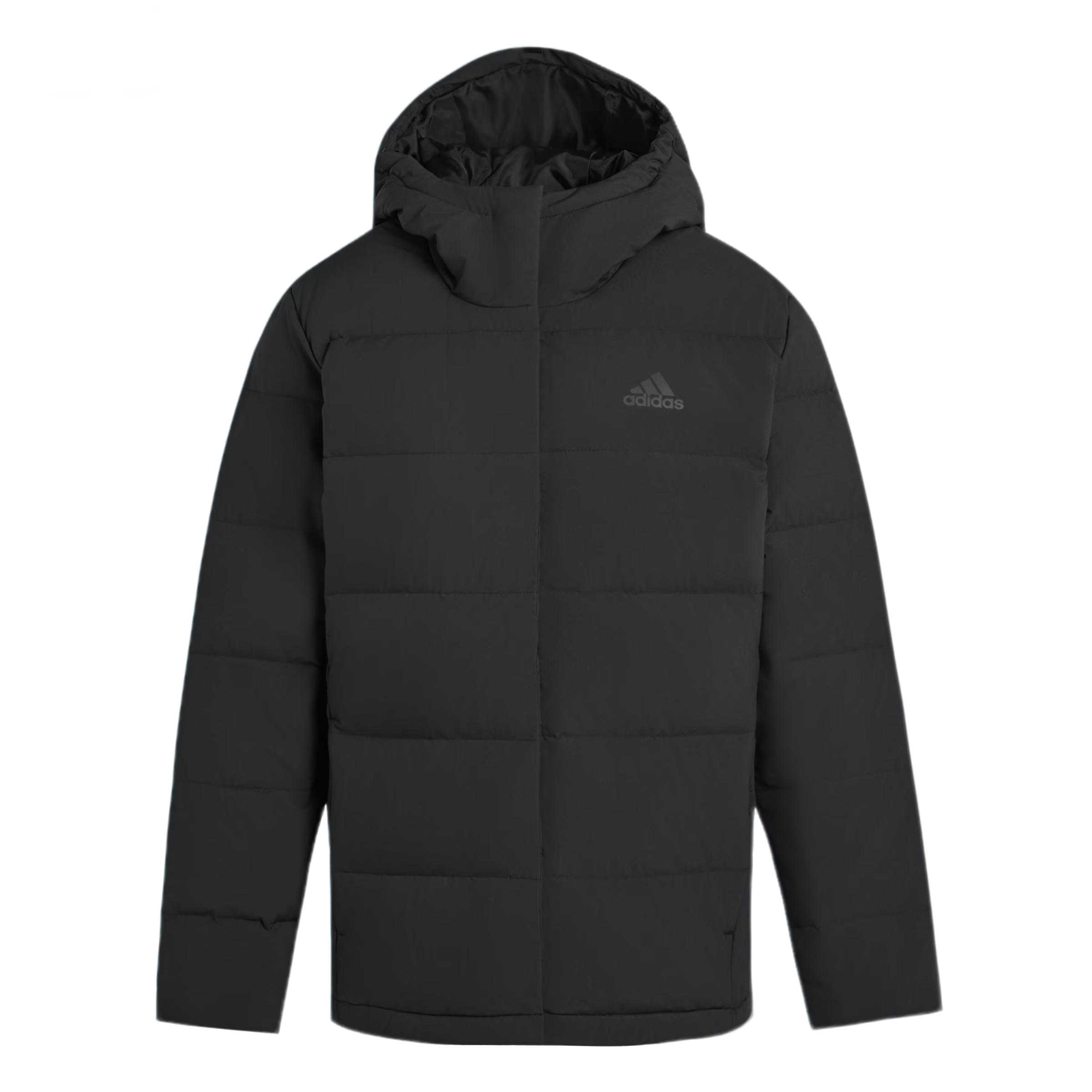 Женская пуховик helionic Adidas, черный
Женская пуховик helionic Adidas, черный