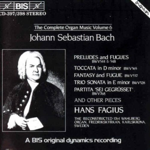 CD диск Bach / Fagius: Complete Organ Music 6
CD диск Bach / Fagius: Complete Organ Music 6