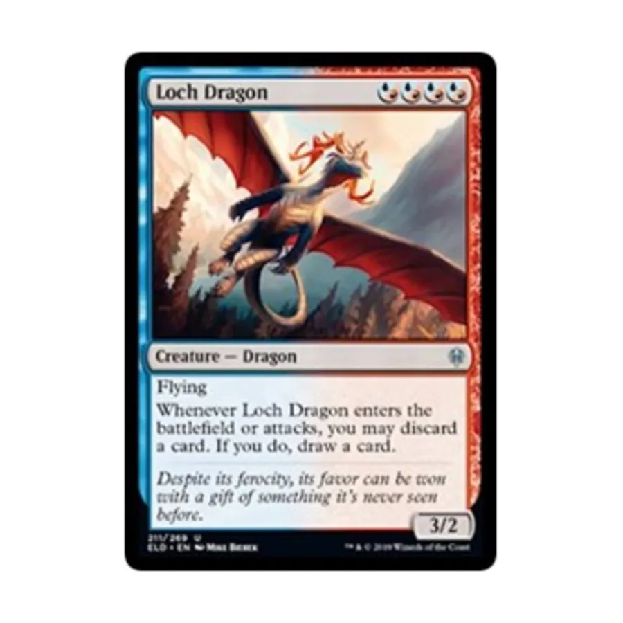 CCG Лох-Дракон (U), MTG - Throne of Eldraine
CCG Лох-Дракон (U), MTG - Throne of Eldraine