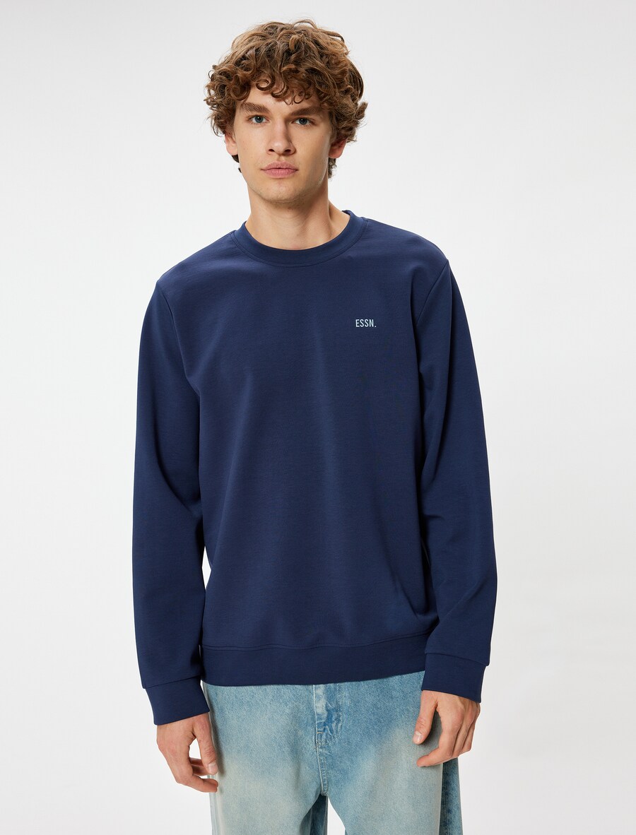 Толстовка Koton, темно-синий 
Толстовка Koton, темно-синий