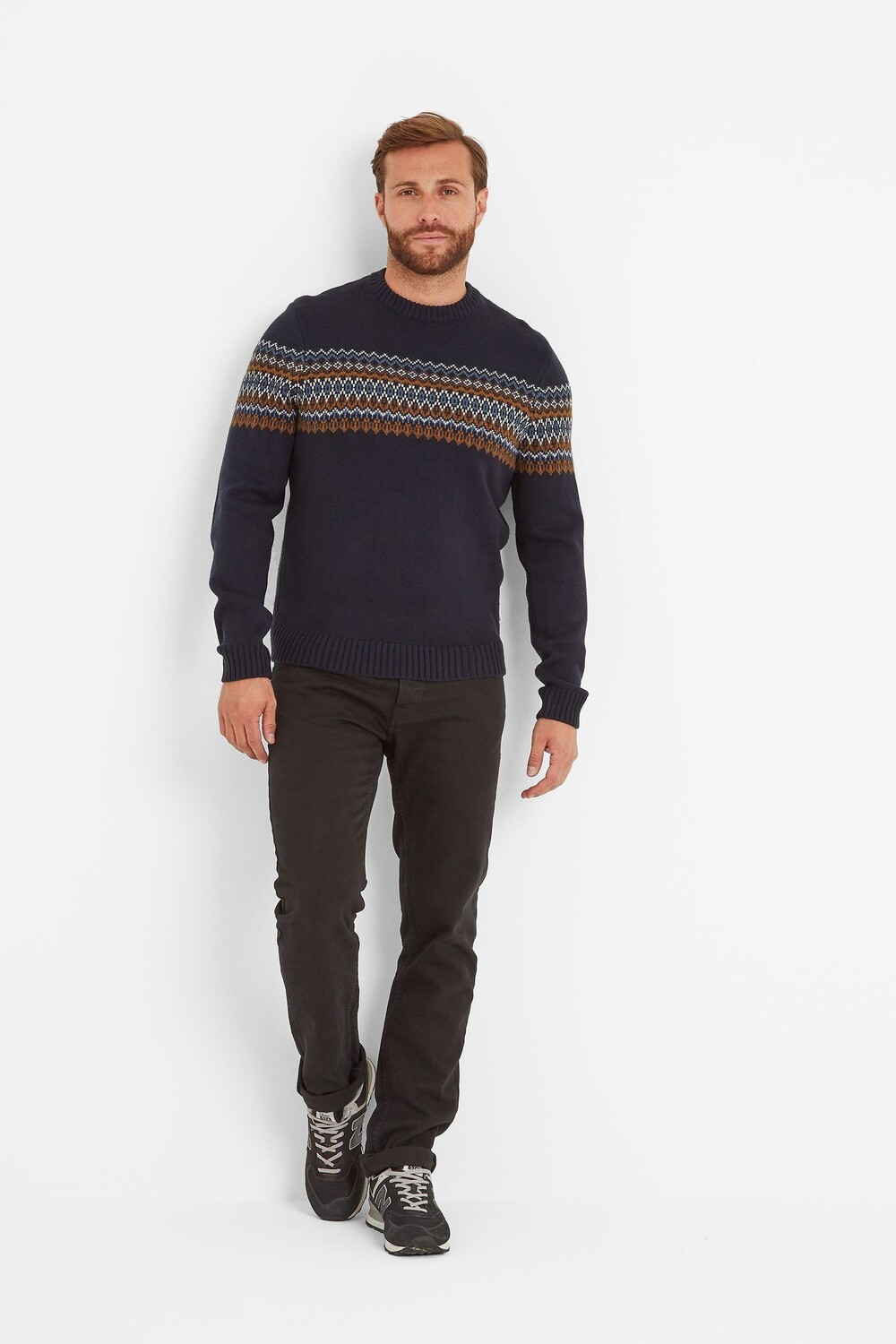 Мужской джемпер из рисовой вязки Tog 24, синий
Мужской джемпер из рисовой вязки Tog 24, синий