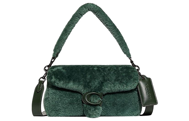 КОАЧ Женская Зеленая Сумка Через Плечо Портативная Сумка-Кроссбоди Из Овчины 
КОАЧ Женская Зеленая Сумка Через Плечо Портативная Сумка-Кроссбоди Из Овчины