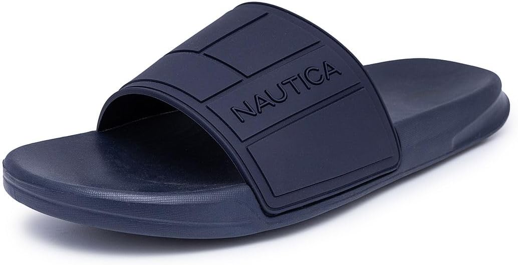 Мужские сандалии Nautica с открытым носком- удобные домашние и душевые тапочки, темно-синий
Мужские сандалии Nautica с открытым носком- удобные домашние и душевые тапочки, темно-синий