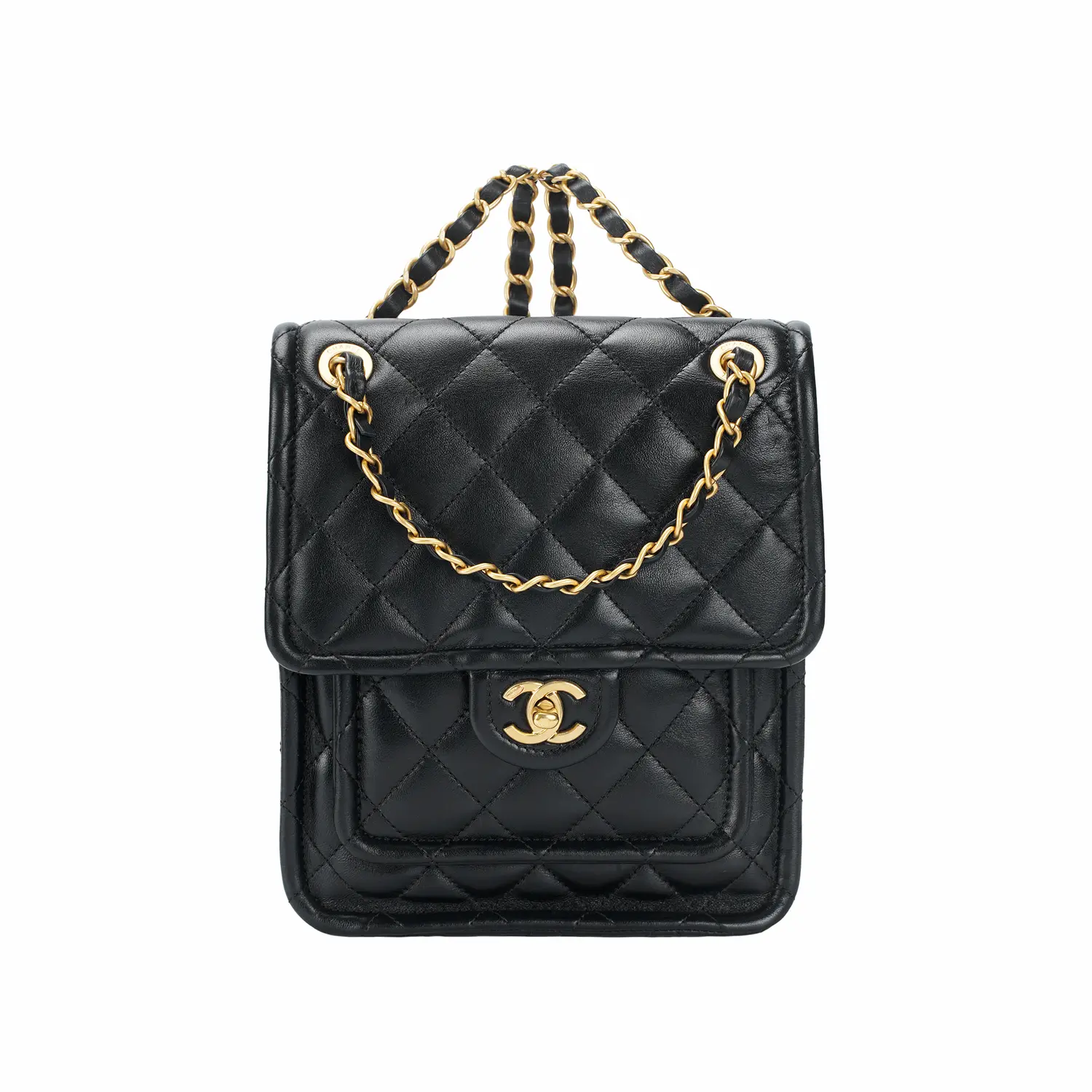 CHANEL Женский рюкзак из овчины черный
CHANEL Женский рюкзак из овчины черный