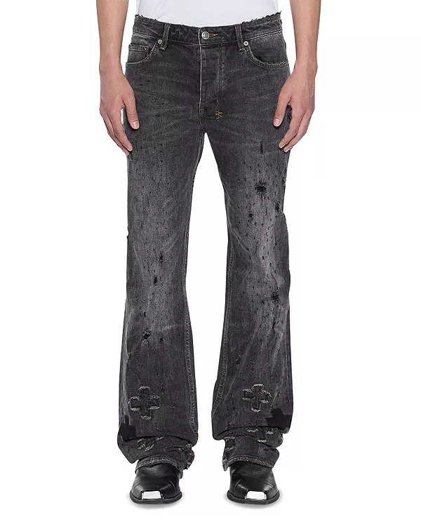 Черные рваные джинсы Asher цвета угольно-серого Ksubi, черный
Черные рваные джинсы Asher цвета угольно-серого Ksubi, черный