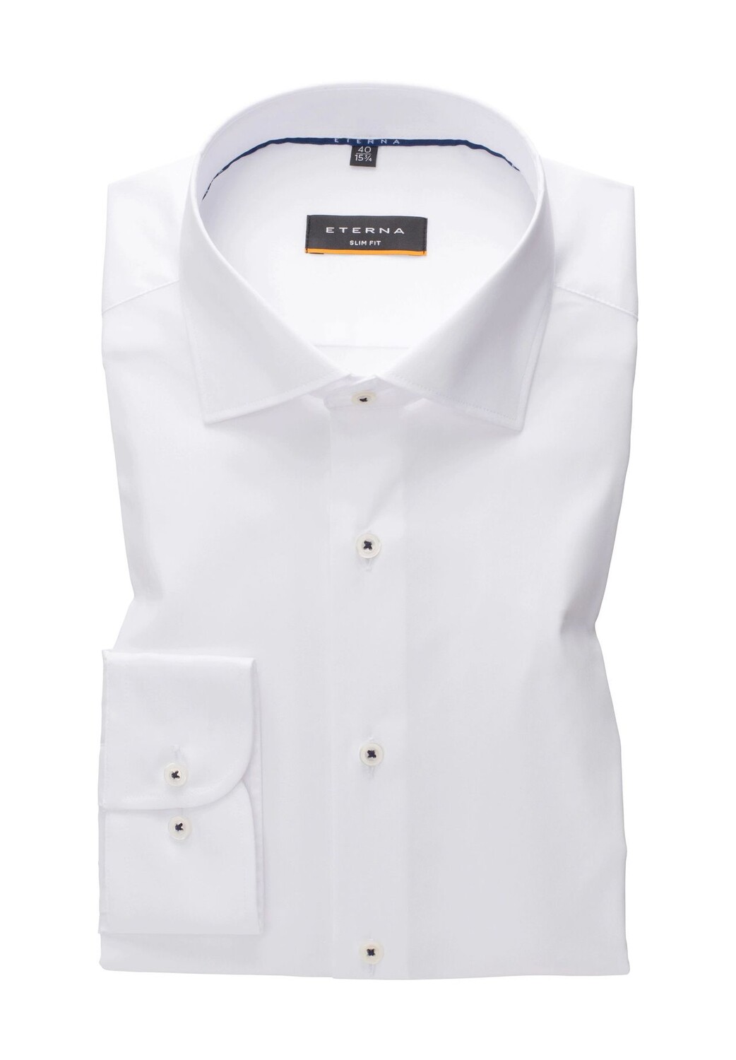 Деловая рубашка, приталенный крой, мужская ETERNA, белый
Деловая рубашка, приталенный крой, мужская ETERNA, белый