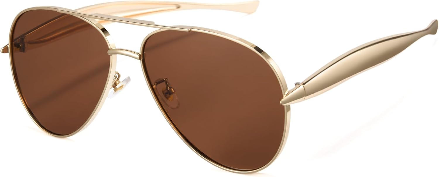 Солнцезащитные очки Cyxus для женщин и мужчин, модные солнцезащитные очки с защитой от УФ-излучения для активного отдыха, модель 1321 (ярко-золотистая оправа, коричневые линзы), Bright Gold Frame Brown Lens
Солнцезащитные очки Cyxus для женщин и мужчин, модные солнцезащитные очки с защитой от УФ-излучения для активного отдыха, модель 1321 (ярко-золотистая оправа, коричневые линзы), Bright Gold Frame Brown Lens