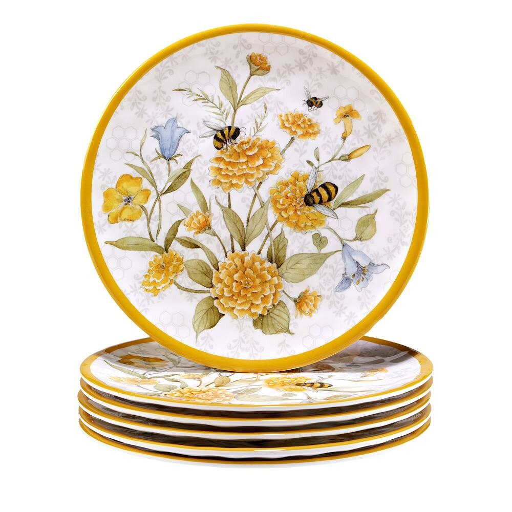Сертифицированный международный набор салатных тарелок Bee Sweet из 6 предметов Certified International, мультиколор
Сертифицированный международный набор салатных тарелок Bee Sweet из 6 предметов Certified International, мультиколор