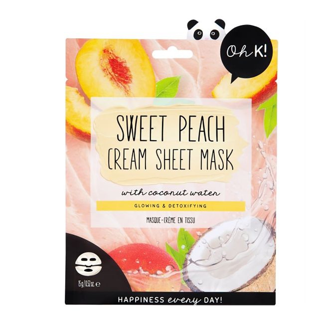 Маска для лица из сладкого персикового крема Oh K!, 15 гр
Маска для лица из сладкого персикового крема Oh K!, 15 гр