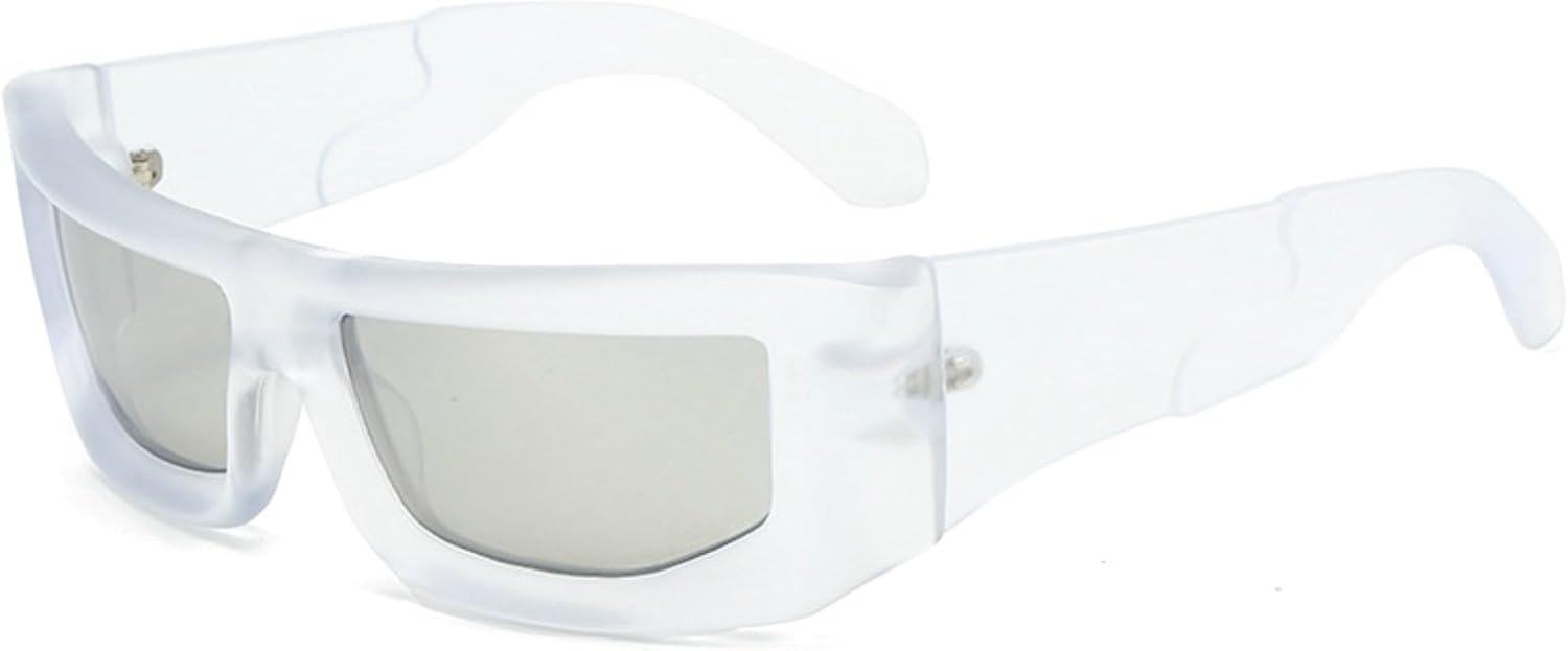 Спортивные солнцезащитные очки Y2K для женщин и мужчин, винтажные серебристые зеркальные квадратные очки, унисекс, для вечеринок, женские солнцезащитные очки UV400 mincl, Clear&ilver
Спортивные солнцезащитные очки Y2K для женщин и мужчин, винтажные серебристые зеркальные квадратные очки, унисекс, для вечеринок, женские солнцезащитные очки UV400 mincl, Clear&ilver