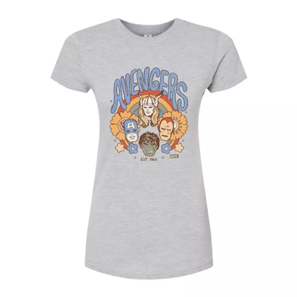 Винтажная приталенная футболка с цветочным принтом «Мстители» для юниоров Marvel, серый
Винтажная приталенная футболка с цветочным принтом «Мстители» для юниоров Marvel, серый