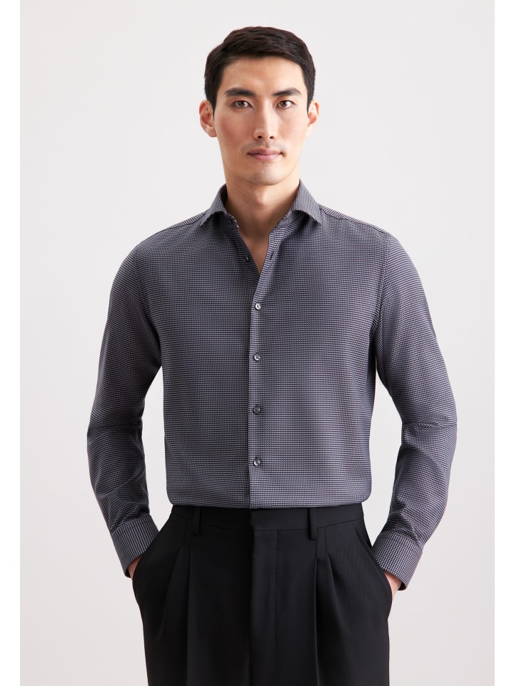 Seidensticker Деловая рубашка серого цвета
Seidensticker Деловая рубашка серого цвета