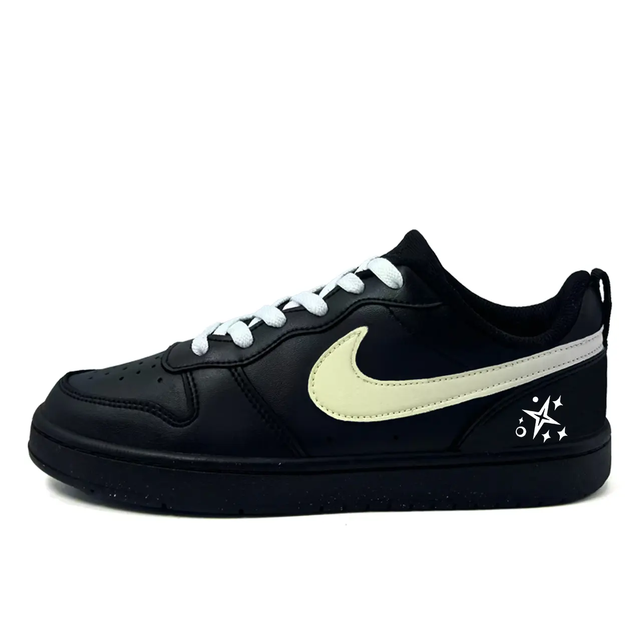 Nike Кроссовки для скейтбординга Court Borough Starfall Black Domain, противоскользящие и износостойкие, низкие, черные, для подростков
Nike Кроссовки для скейтбординга Court Borough Starfall Black Domain, противоскользящие и износостойкие, низкие, черные, для подростков
