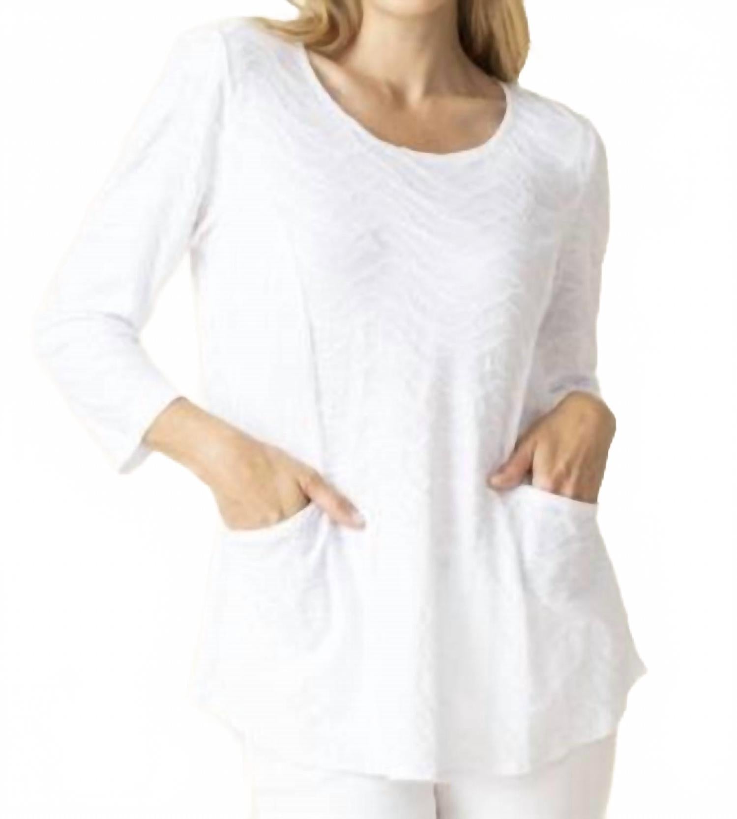 Женская хлопковая туника с карманами Cascade в белом цвете Habitat
Женская хлопковая туника с карманами Cascade в белом цвете Habitat