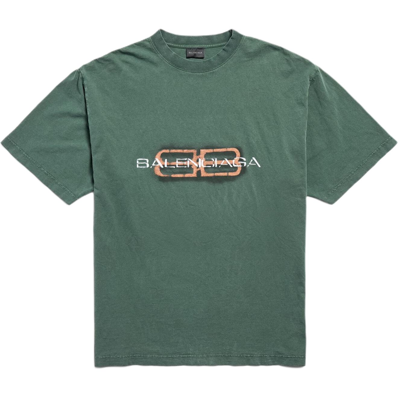 Футболка с принтом логотипа Balenciaga, темно-зеленый
Футболка с принтом логотипа Balenciaga, темно-зеленый
