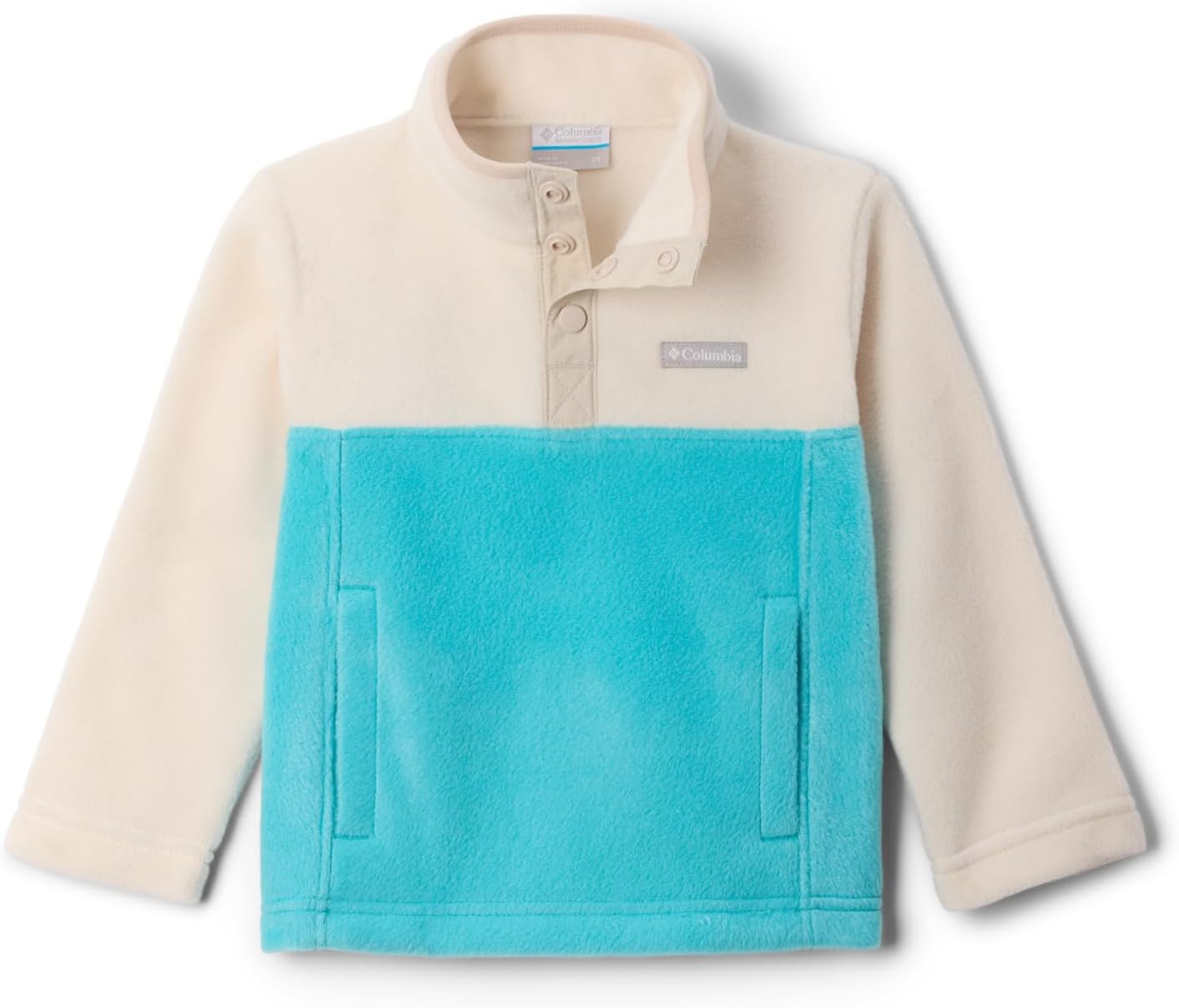 Columbia boys Steens Mountain II 1/4 Snap Fleece Pull-over, Geyser/Chalk
Columbia boys Steens Mountain II 1/4 Snap Fleece Pull-over, Geyser/Chalk