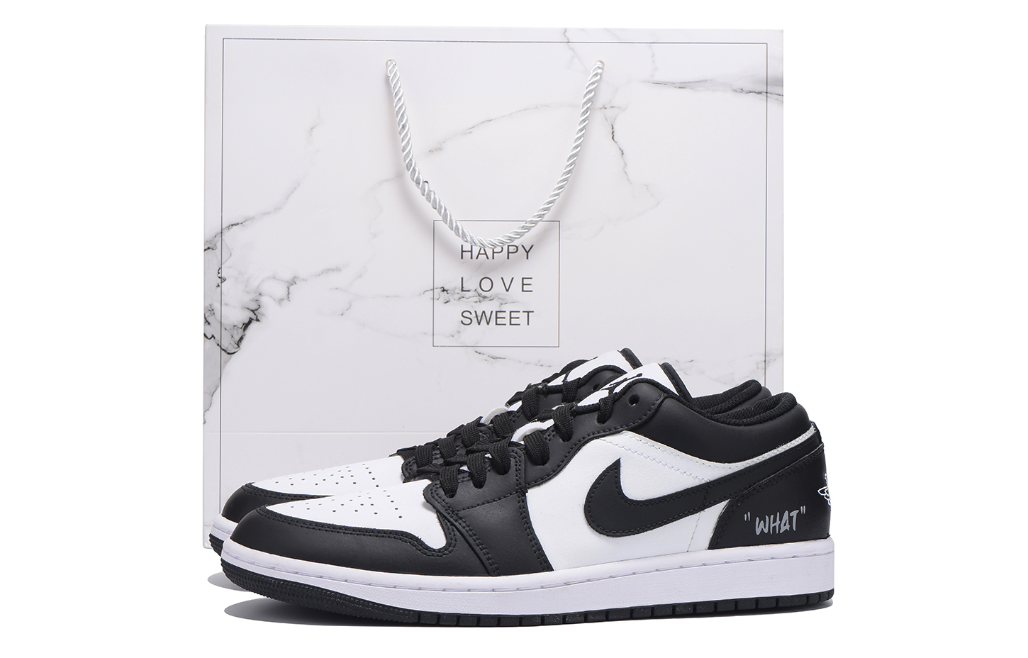 Jordan Баскетбольные кроссовки Air 1 с низким верхом, износостойкие, антискользящие, мужские, черно-белые
Jordan Баскетбольные кроссовки Air 1 с низким верхом, износостойкие, антискользящие, мужские, черно-белые