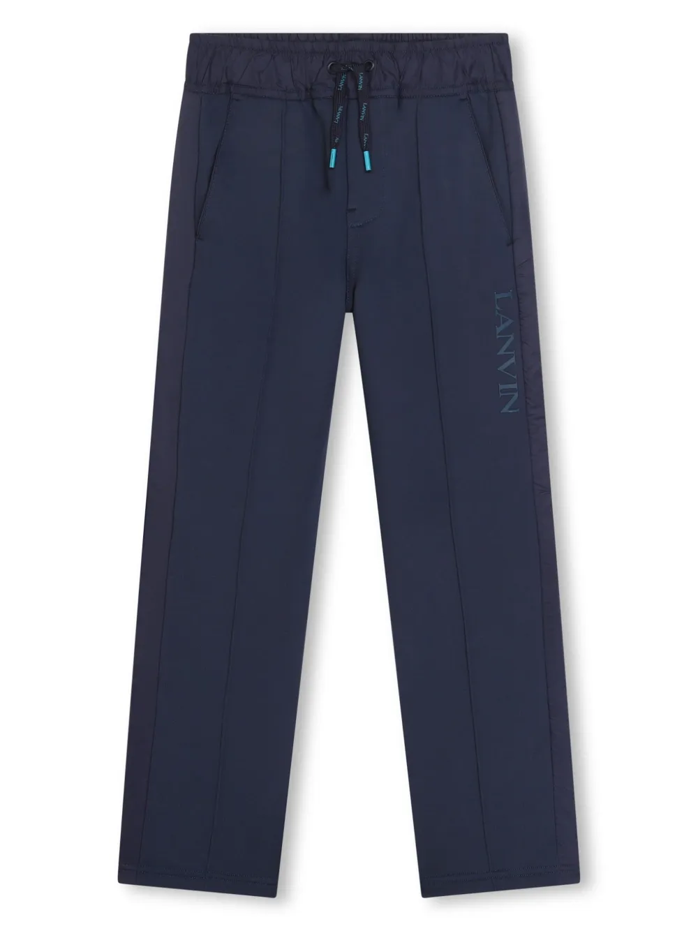 Спортивные брюки с кулиской и логотипом Lanvin Enfant, синий
Спортивные брюки с кулиской и логотипом Lanvin Enfant, синий
