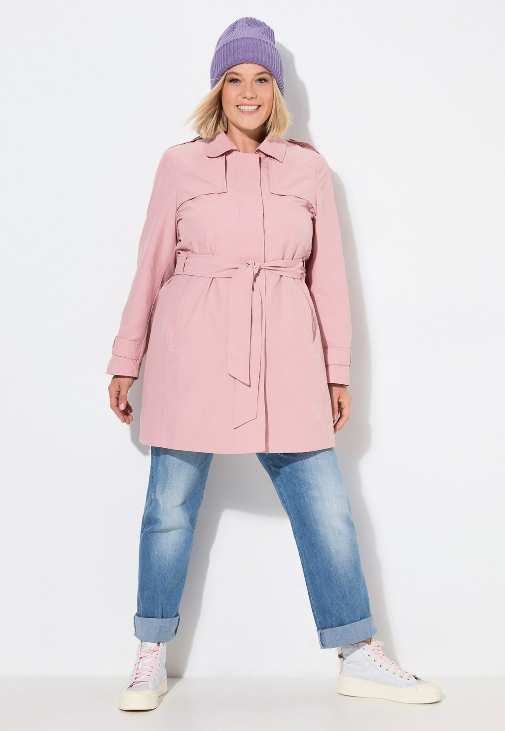 Пальто-тренч CONTEMPORARY Ulla Popken, светло-розовый
Пальто-тренч CONTEMPORARY Ulla Popken, светло-розовый