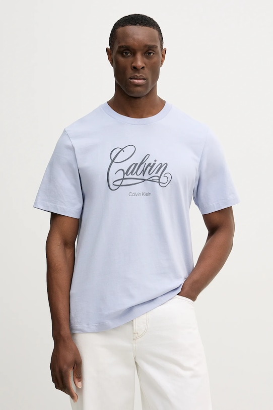 Хлопковая футболка Calvin Klein Jeans, синий
Хлопковая футболка Calvin Klein Jeans, синий