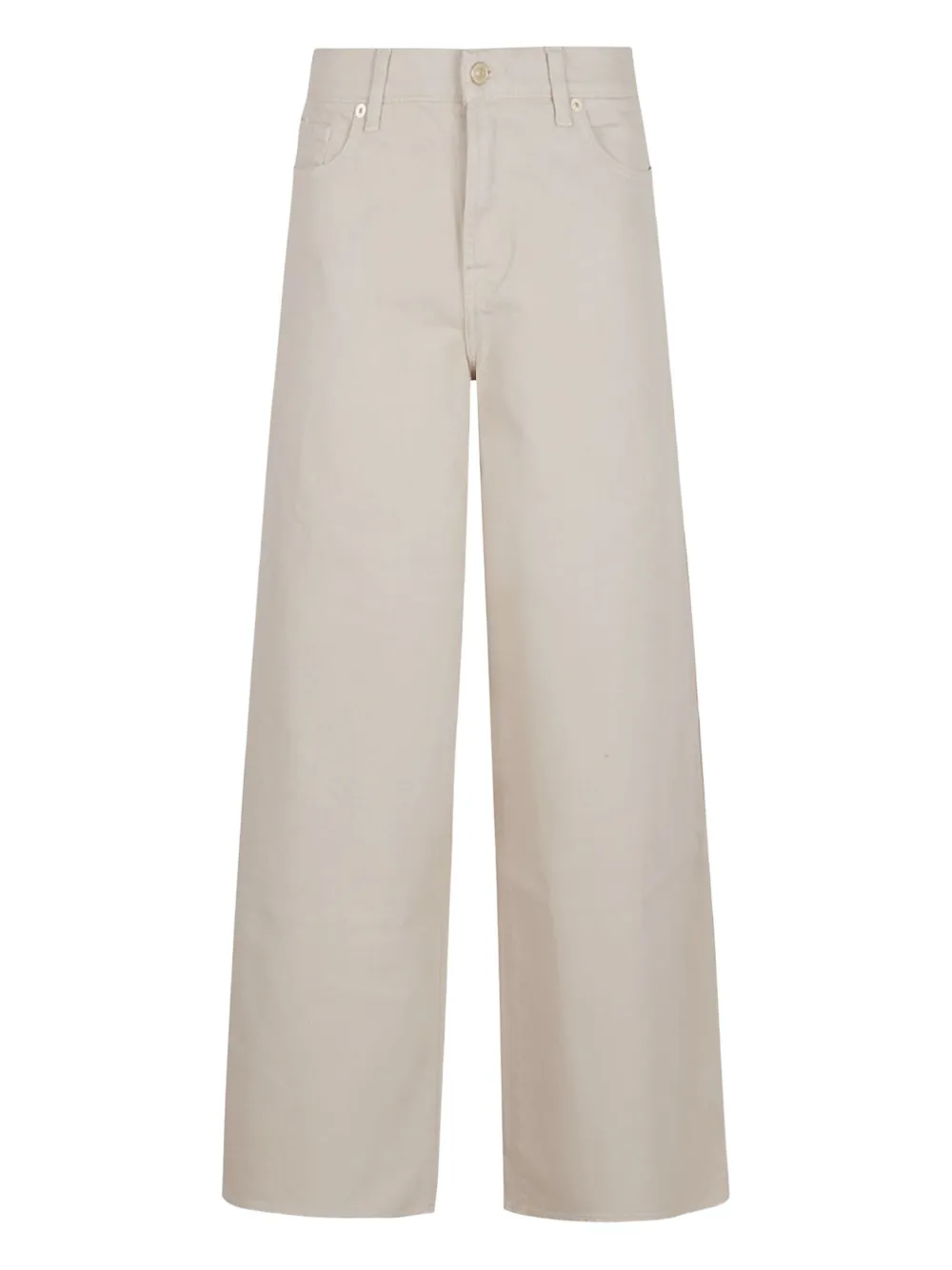 Хлопковые джинсы 7 For All Mankind, нейтральный
Хлопковые джинсы 7 For All Mankind, нейтральный