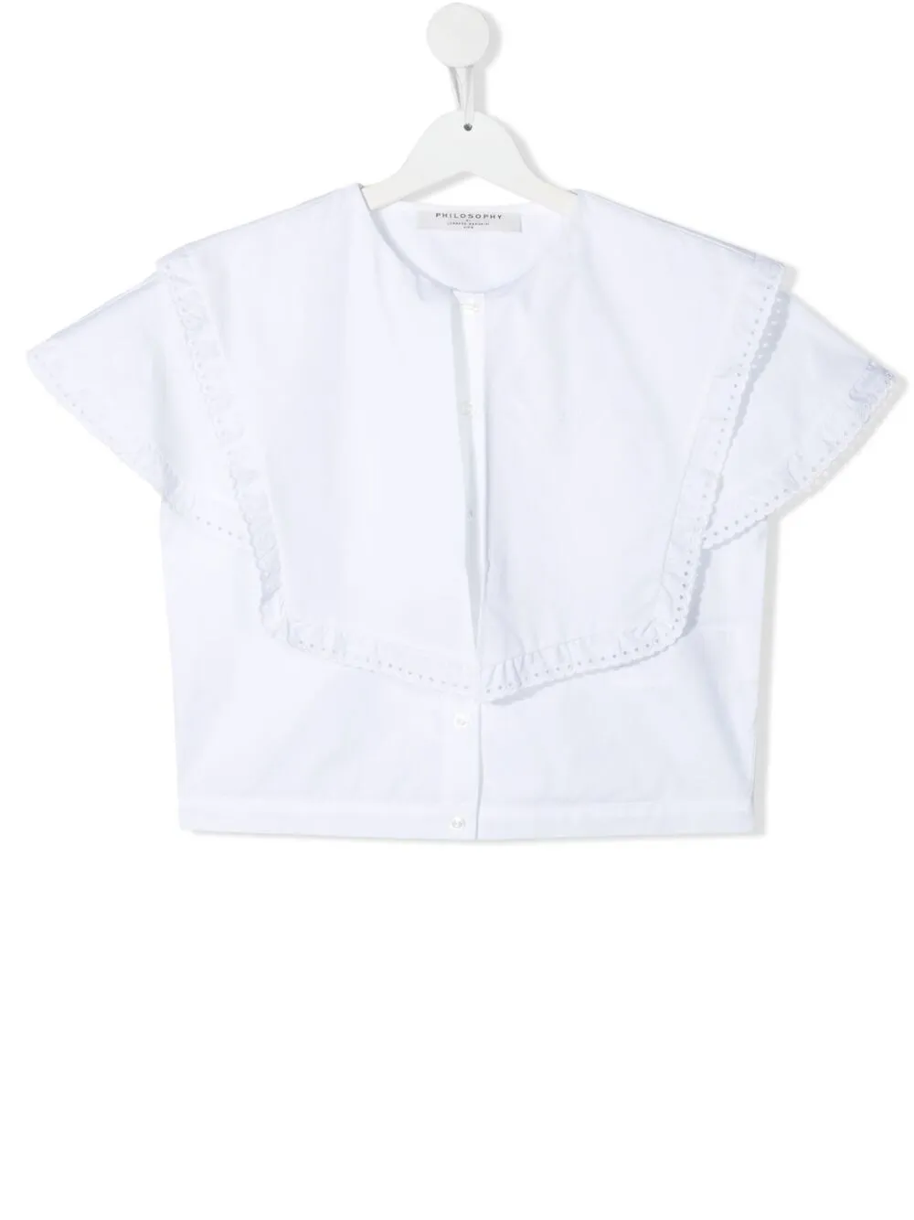 Рубашка с оборками Philosophy Di Lorenzo Serafini Kids, белый
Рубашка с оборками Philosophy Di Lorenzo Serafini Kids, белый