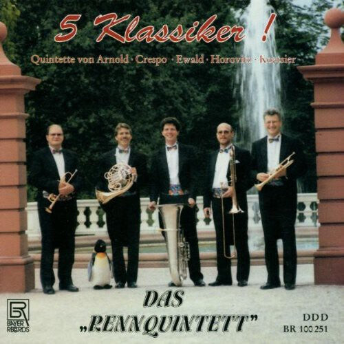 CD диск Renn Quintet: 5 Classics for Brass Quintet: Crespo, Arnold, Etc
CD диск Renn Quintet: 5 Classics for Brass Quintet: Crespo, Arnold, Etc