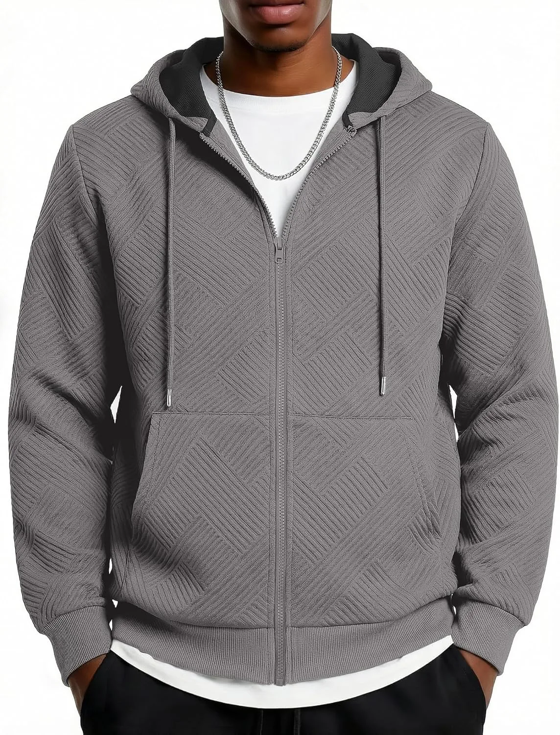 COOFANDY мужской худи на молнии с капюшоном и карманами
COOFANDY мужской худи на молнии с капюшоном и карманами