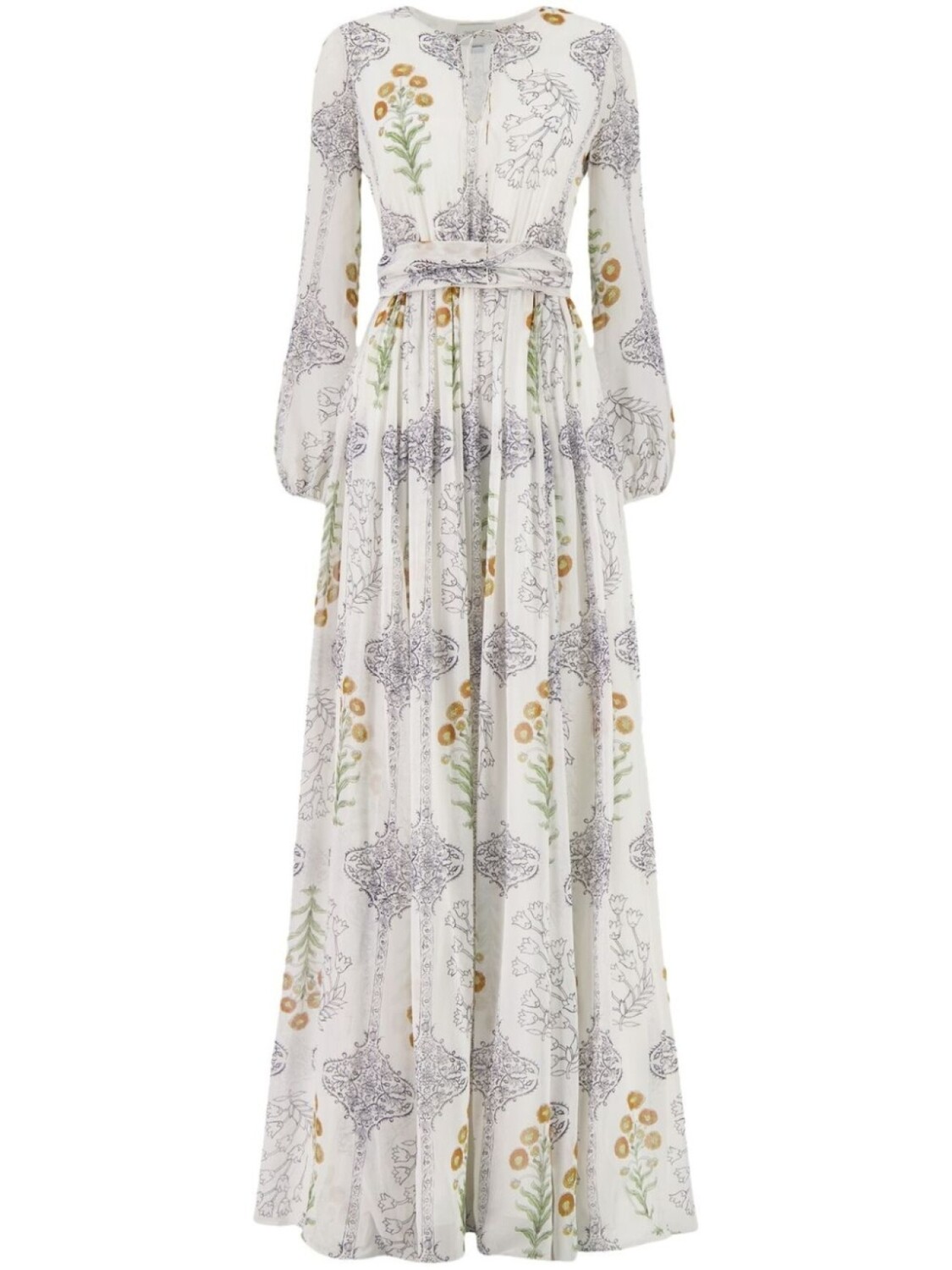 Giambattista Valli шелковое платье макси с цветочным принтом, белый
Giambattista Valli шелковое платье макси с цветочным принтом, белый