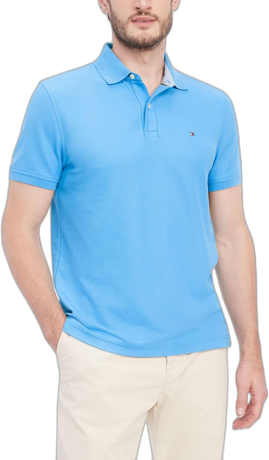 Мужская рубашка-поло Tommy Hilfiger с короткими рукавами, влагоотводящая, эластичная, быстросохнущая, с защитой от ультрафиолета, Copenhagen Blue, Синий, Мужская рубашка-поло Tommy Hilfiger с короткими рукавами, влагоотводящая, эластичная, быстросохнущая,
Мужская рубашка-поло Tommy Hilfiger с короткими рукавами, влагоотводящая, эластичная, быстросохнущая, с защитой от ультрафиолета, Copenhagen Blue, Синий, Мужская рубашка-поло Tommy Hilfiger с короткими рукавами, влагоотводящая, эластичная, быстросохнущая,