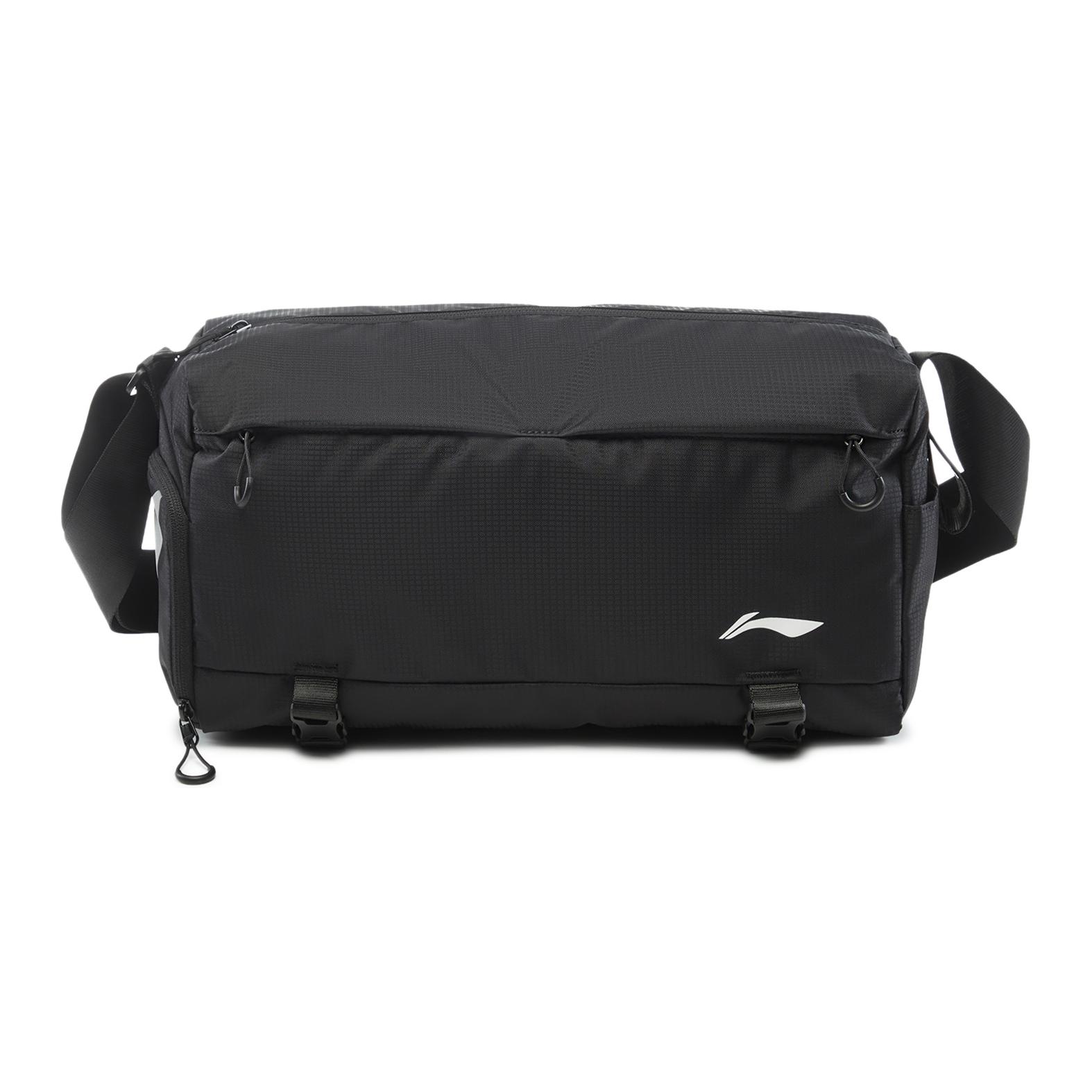 LINING Фитнес-сумка через плечо из полиамида унисекс черная, Black
LINING Фитнес-сумка через плечо из полиамида унисекс черная, Black