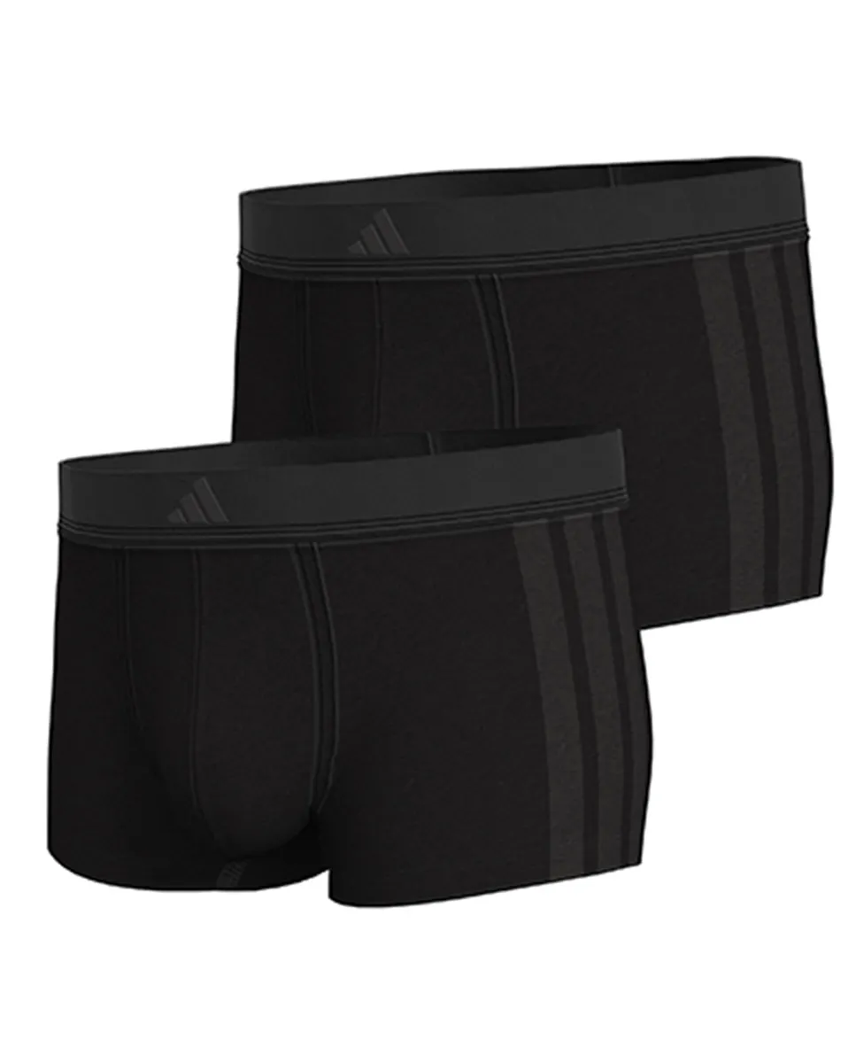 Упаковка из двух трусов-боксеров, разных оттенков Adidas, черный
Упаковка из двух трусов-боксеров, разных оттенков Adidas, черный