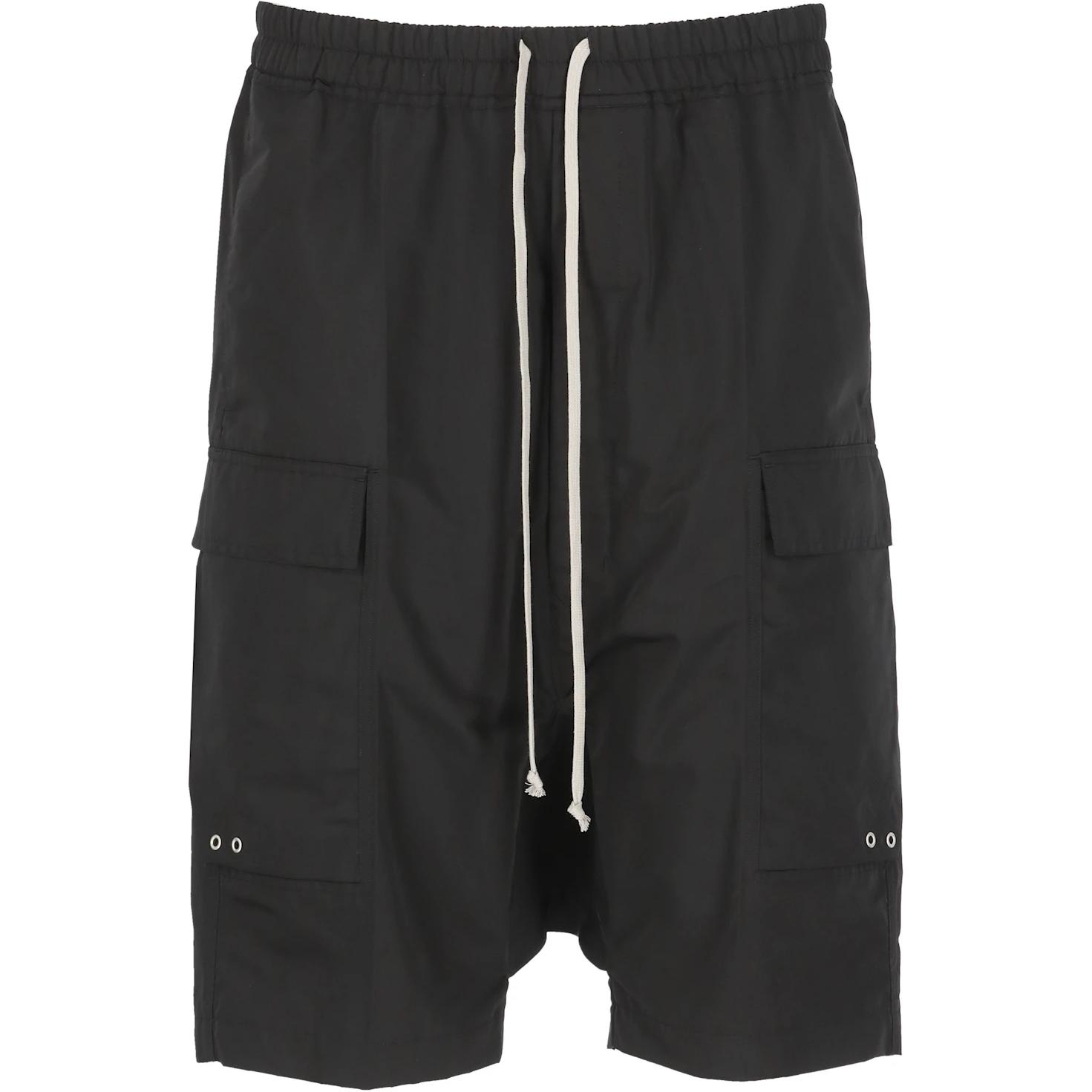 Шорты карго с кулиской RICK OWENS, черный
Шорты карго с кулиской RICK OWENS, черный